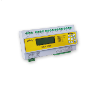 带屏幕8路智能照明模块YHT-0816A--总线控制模块